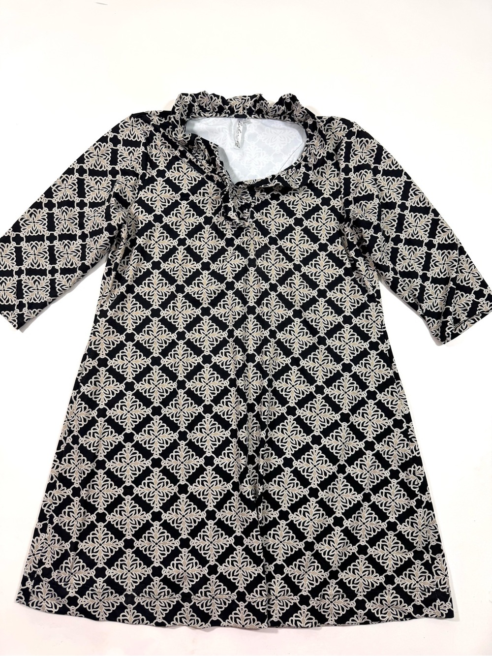 Lulu B Ruffle Neck Shift Dress